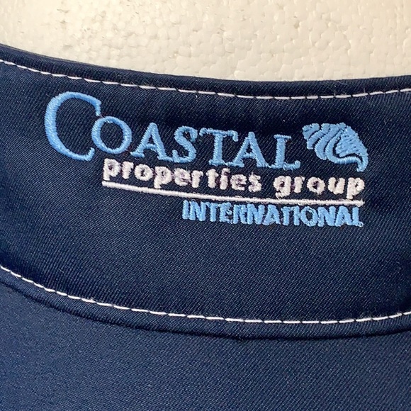 Coastal Properties Group Nike Golf Visor Unisex OSFA Navy Embroidered Strapback - Picture 3 of 13
